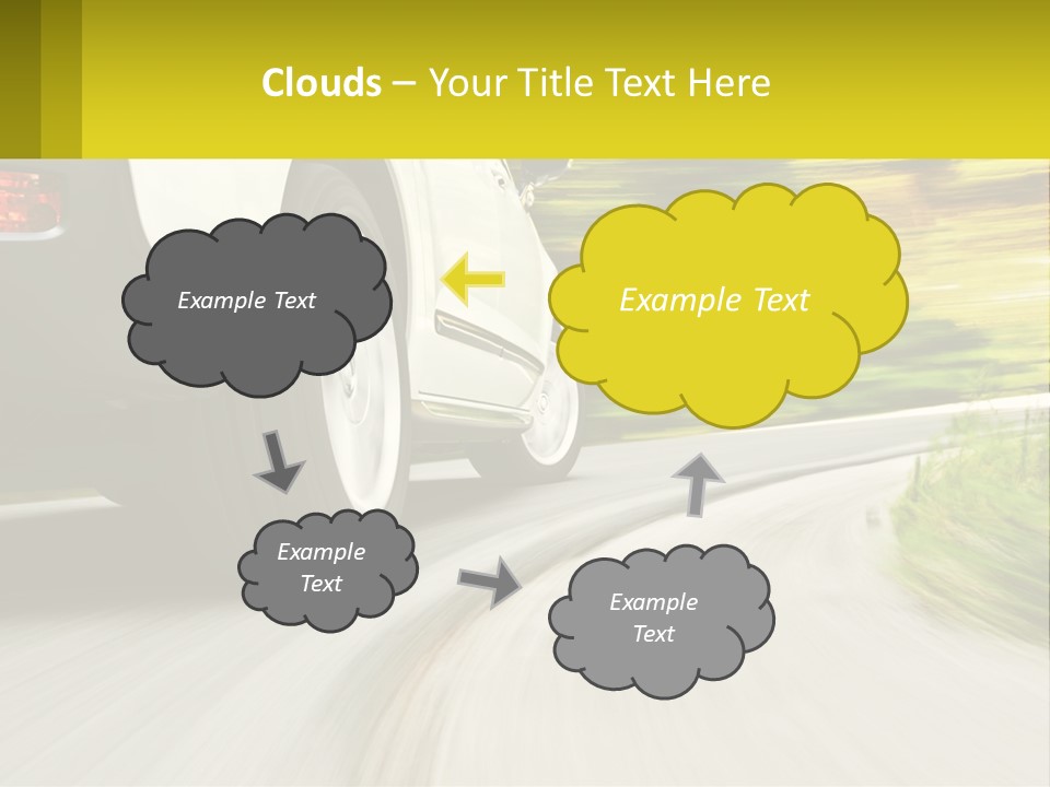 Water Sad Life PowerPoint Template