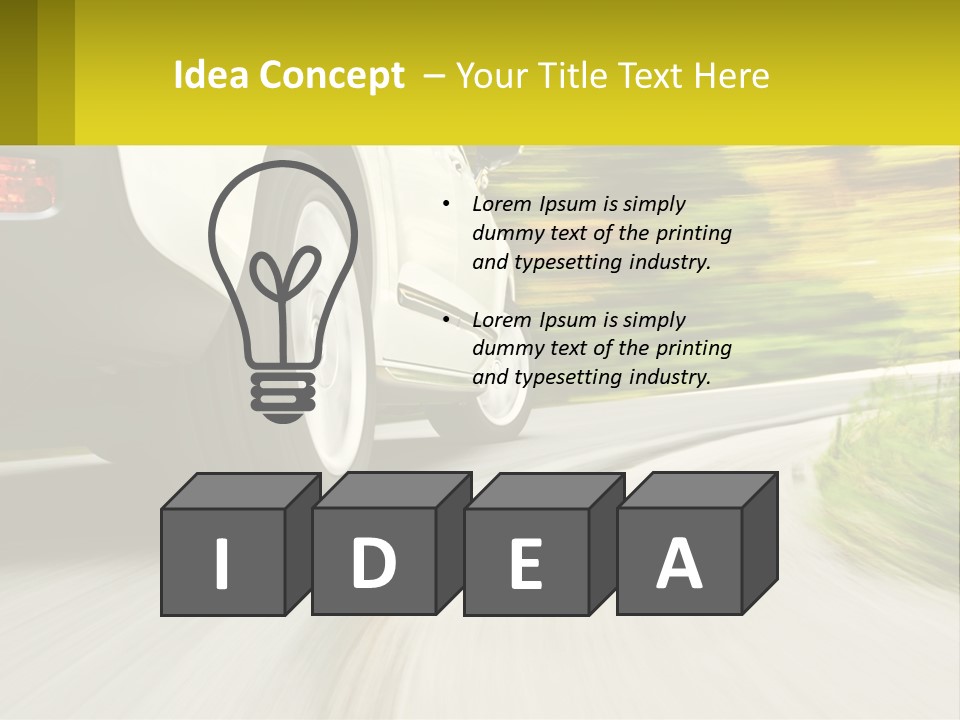 Water Sad Life PowerPoint Template