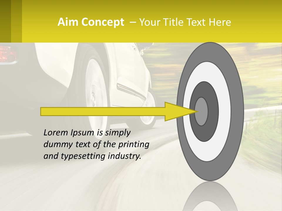 Water Sad Life PowerPoint Template