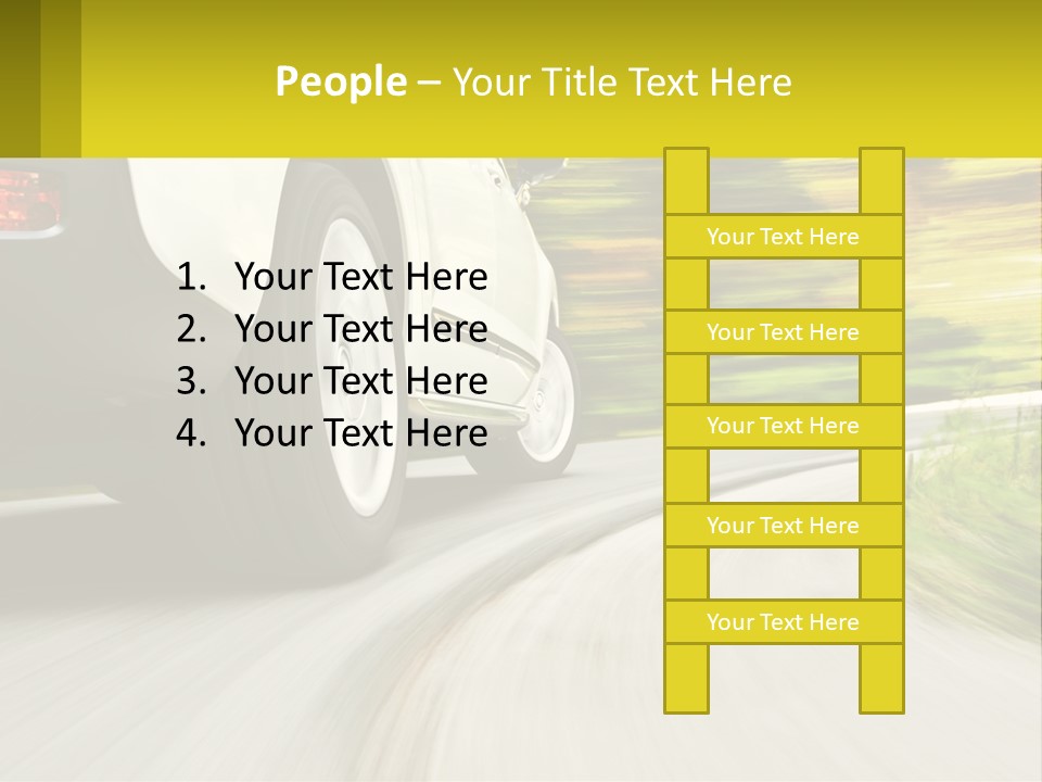 Water Sad Life PowerPoint Template