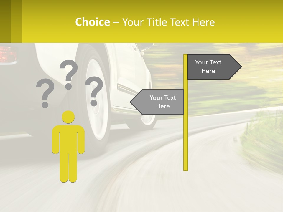 Water Sad Life PowerPoint Template