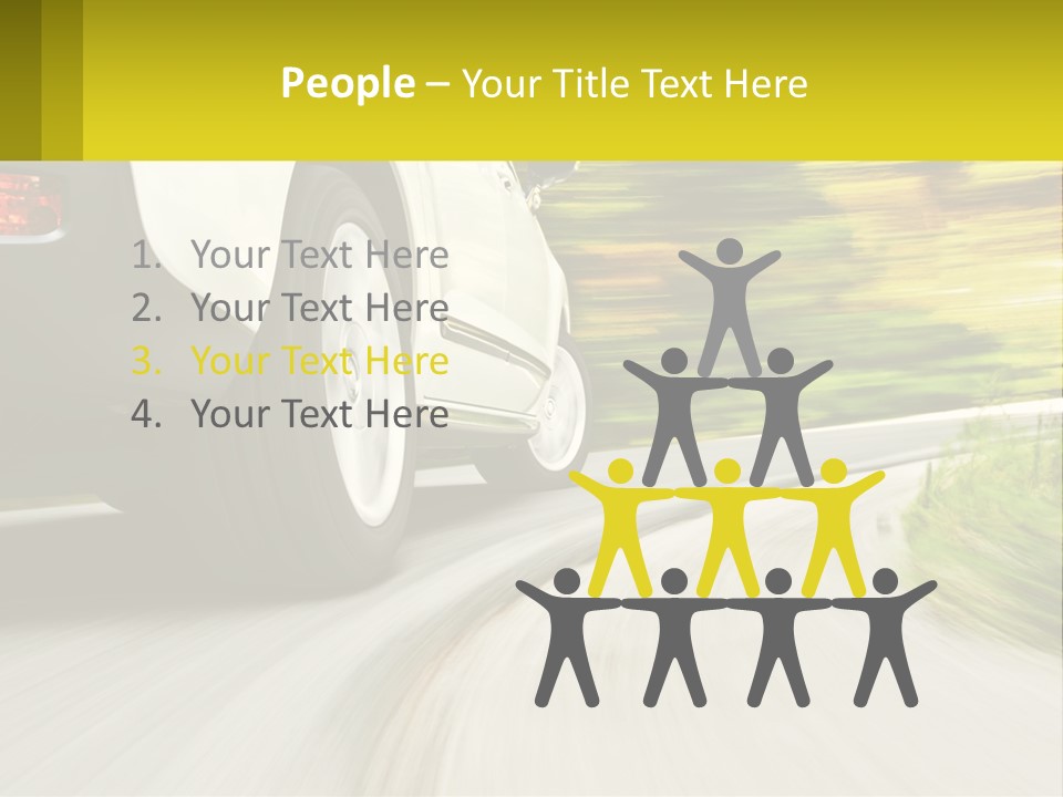 Water Sad Life PowerPoint Template