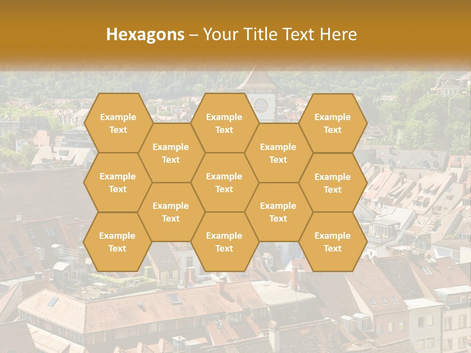 White Elderly Wave PowerPoint Template