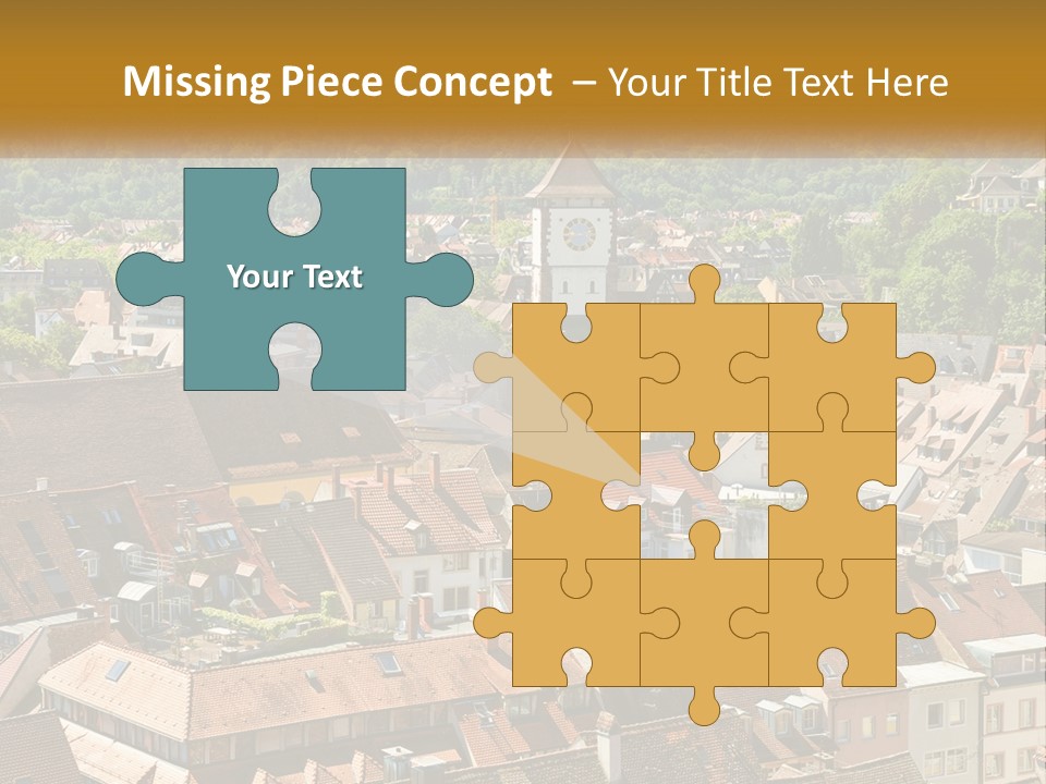 White Elderly Wave PowerPoint Template