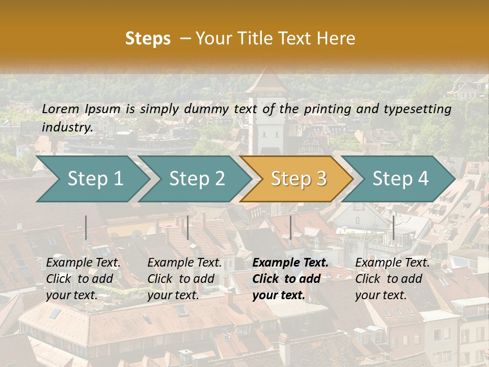 White Elderly Wave PowerPoint Template