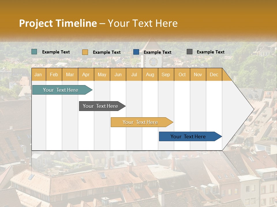 White Elderly Wave PowerPoint Template