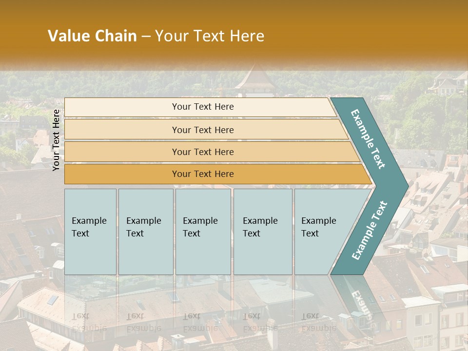 White Elderly Wave PowerPoint Template