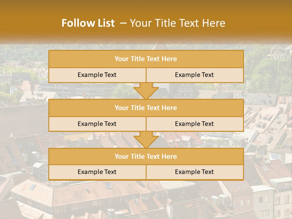 White Elderly Wave PowerPoint Template