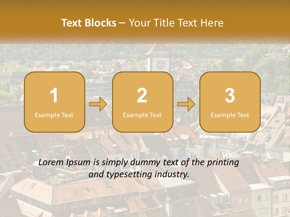 White Elderly Wave PowerPoint Template