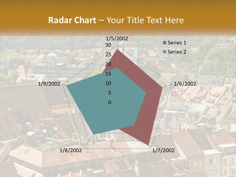 White Elderly Wave PowerPoint Template