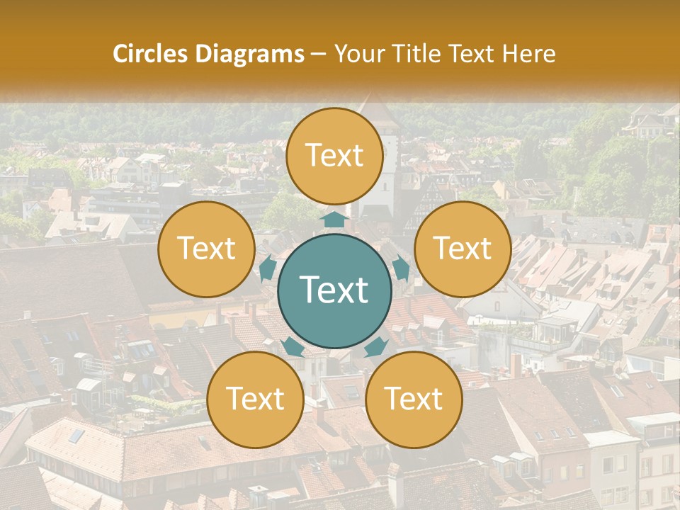 White Elderly Wave PowerPoint Template