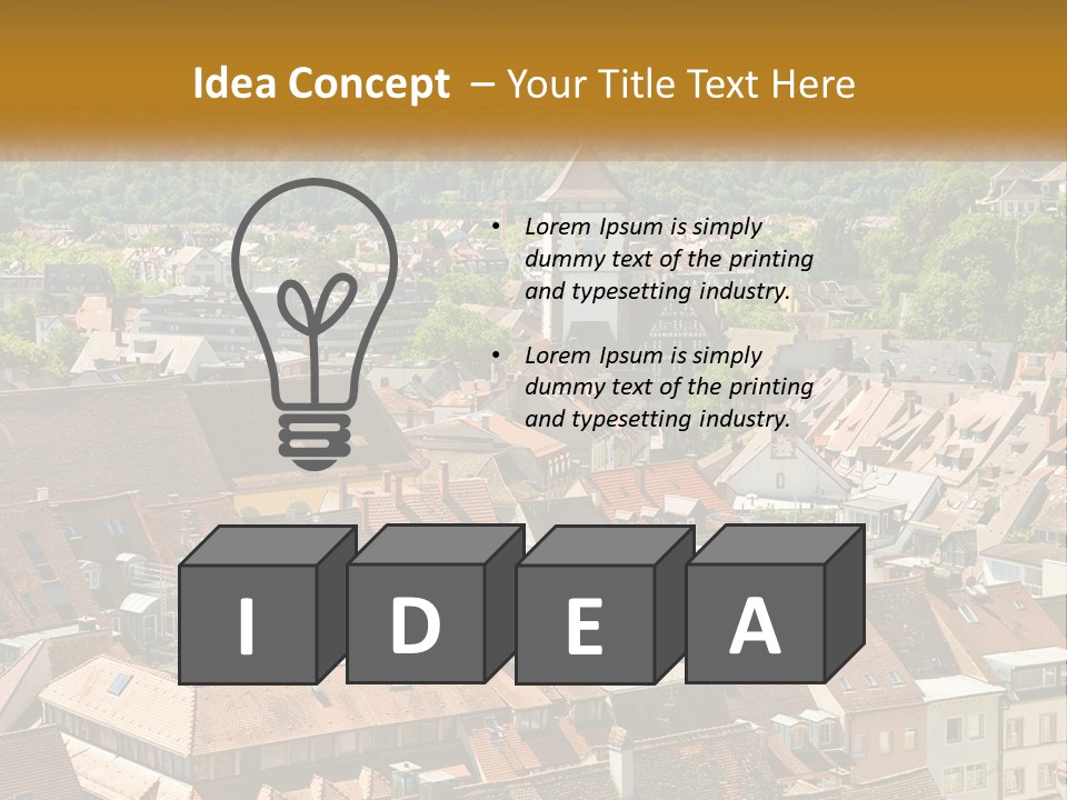 White Elderly Wave PowerPoint Template