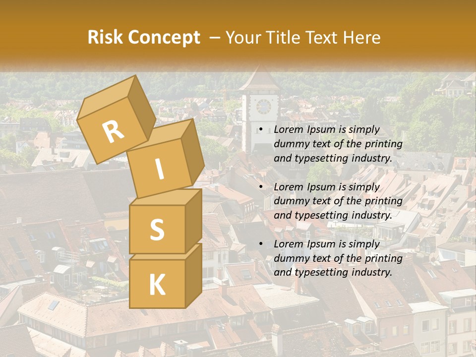 White Elderly Wave PowerPoint Template