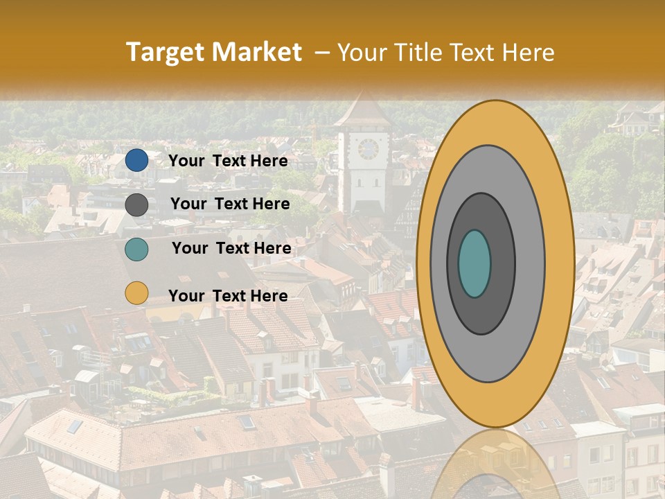 White Elderly Wave PowerPoint Template