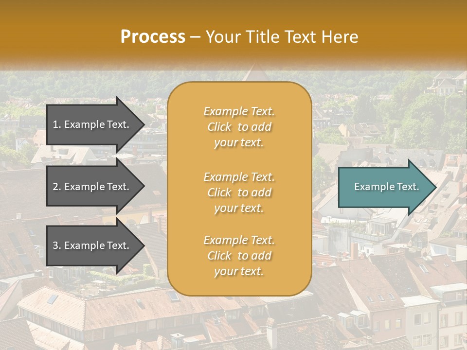 White Elderly Wave PowerPoint Template