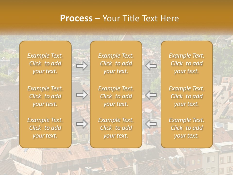 White Elderly Wave PowerPoint Template