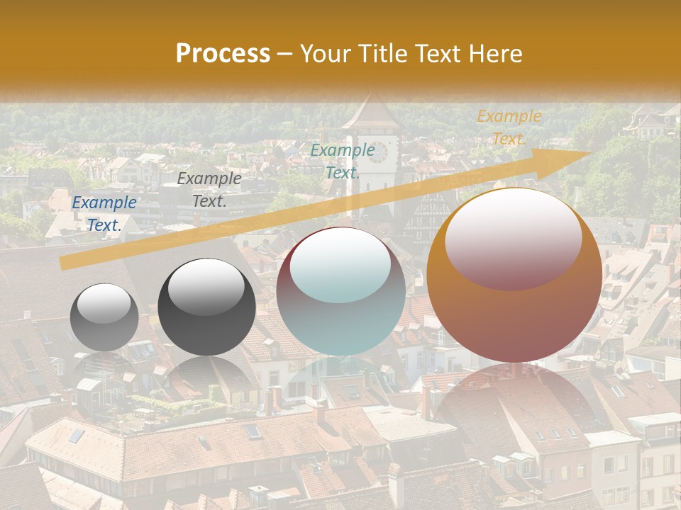 White Elderly Wave PowerPoint Template