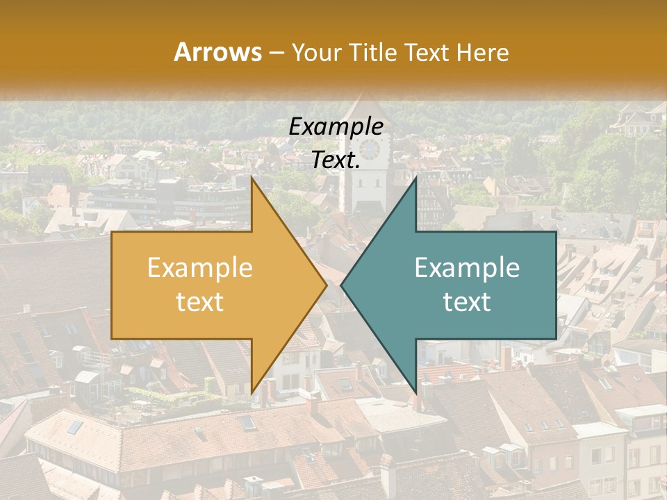 White Elderly Wave PowerPoint Template