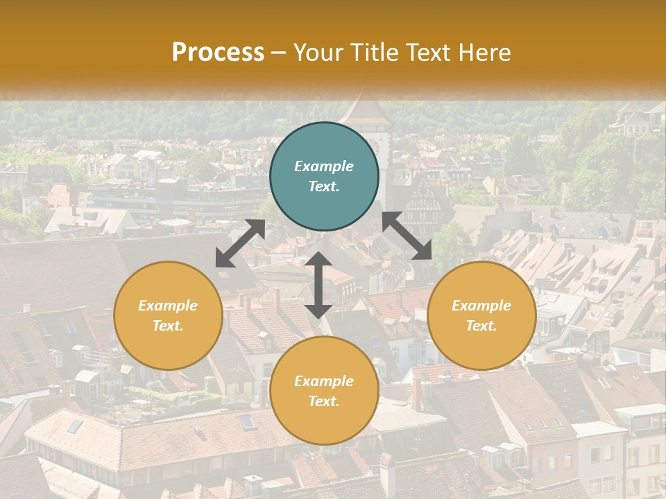 White Elderly Wave PowerPoint Template