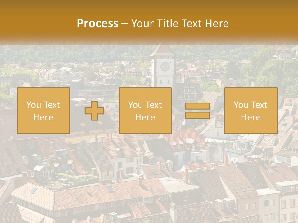 White Elderly Wave PowerPoint Template