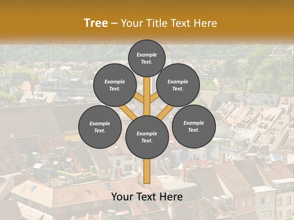 White Elderly Wave PowerPoint Template