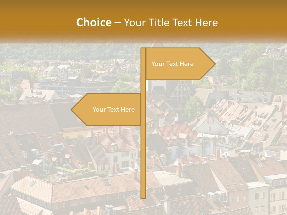 White Elderly Wave PowerPoint Template