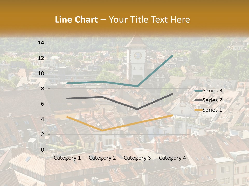 White Elderly Wave PowerPoint Template