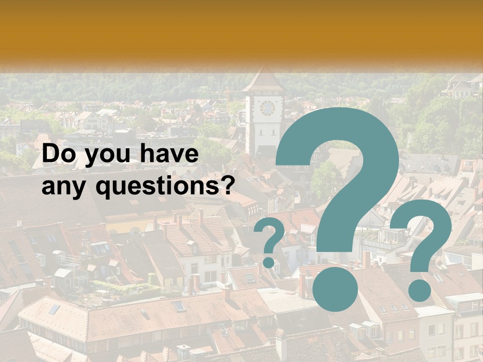 White Elderly Wave PowerPoint Template