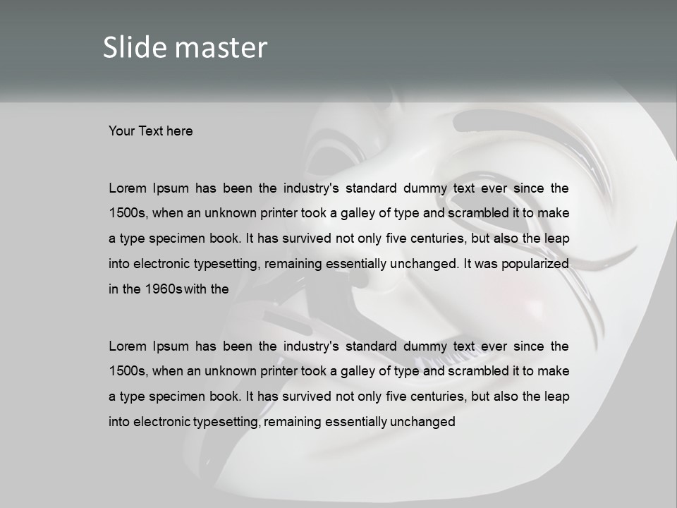 Wave Elderly Water PowerPoint Template