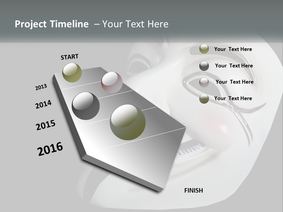 Wave Elderly Water PowerPoint Template