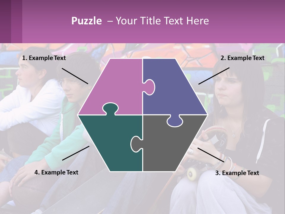 Old Daughter Retired PowerPoint Template