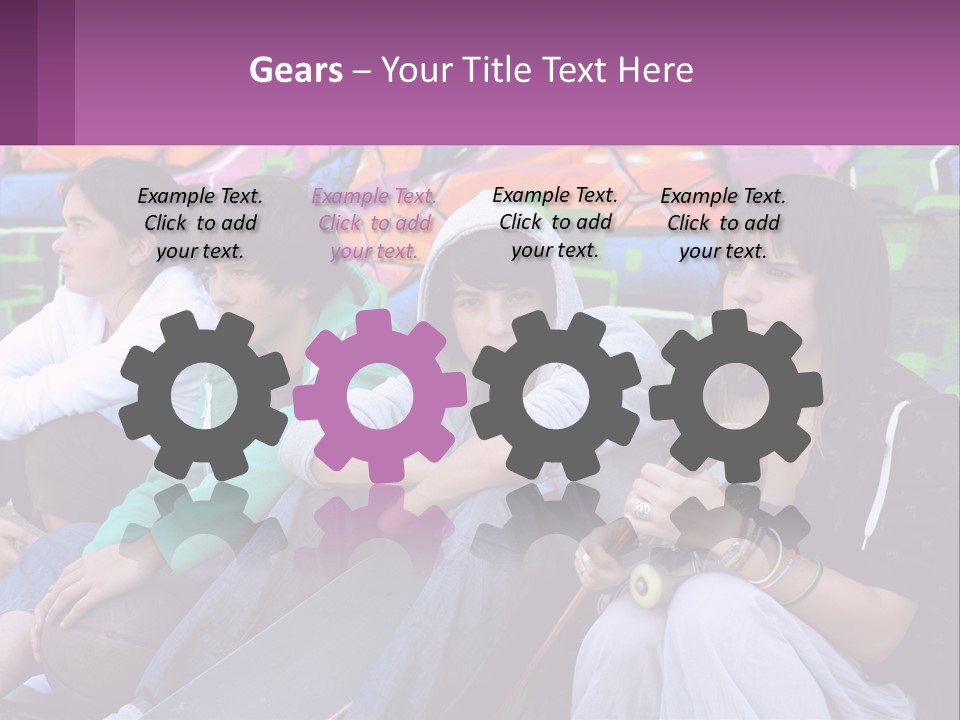 Old Daughter Retired PowerPoint Template