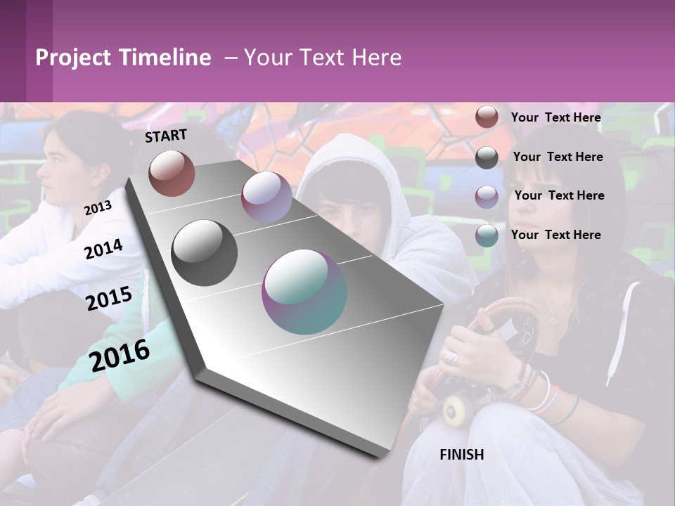 Old Daughter Retired PowerPoint Template