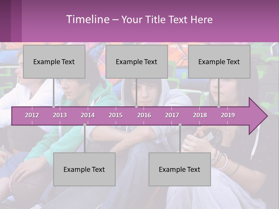 Old Daughter Retired PowerPoint Template