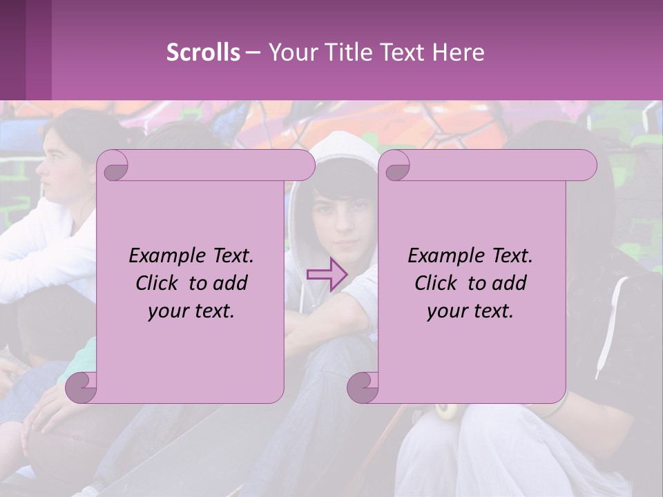 Old Daughter Retired PowerPoint Template