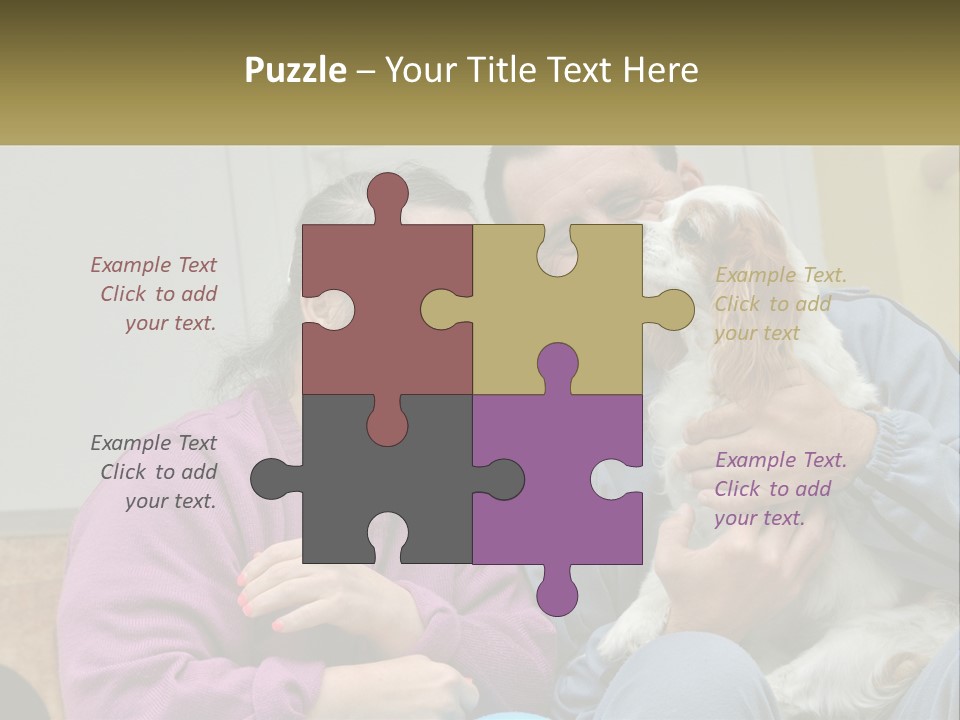 Coastal Elderly Portrait PowerPoint Template