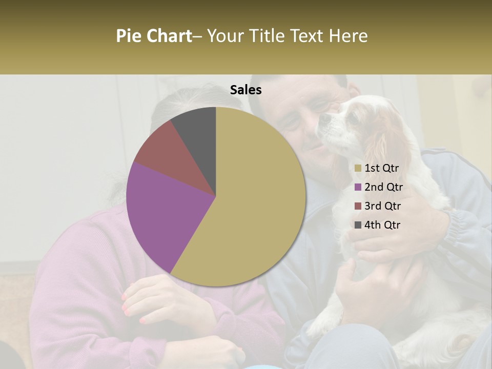 Coastal Elderly Portrait PowerPoint Template