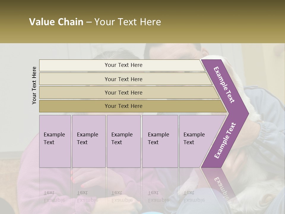 Coastal Elderly Portrait PowerPoint Template