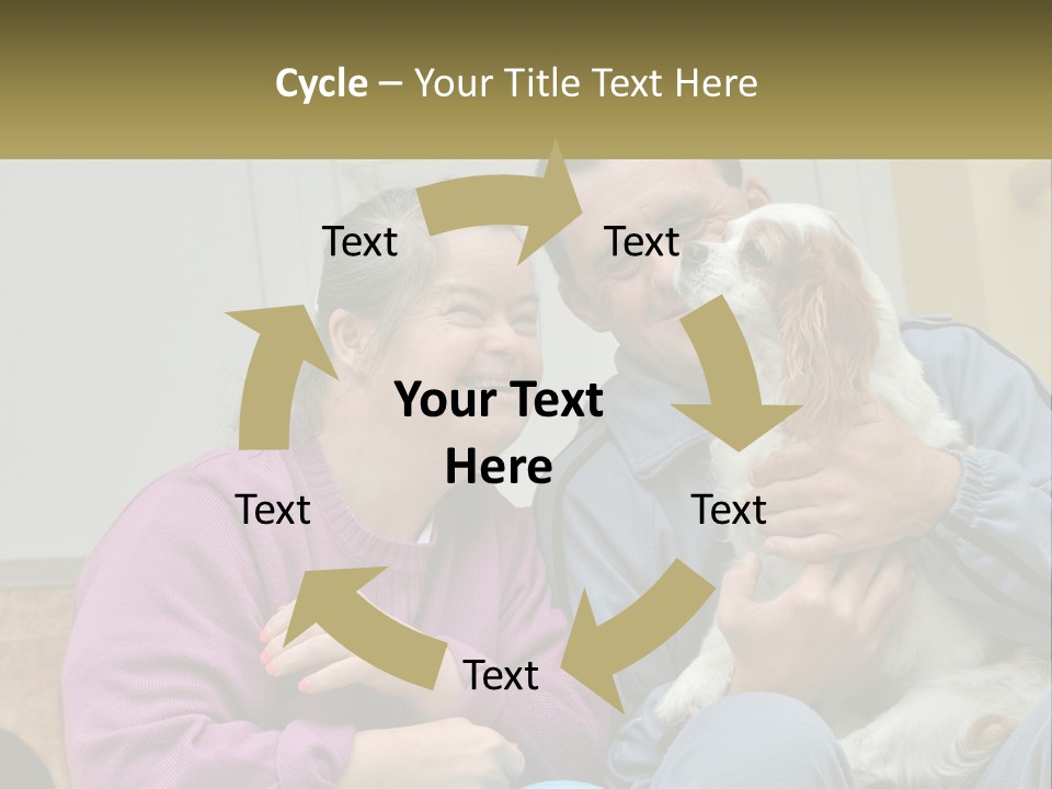 Coastal Elderly Portrait PowerPoint Template