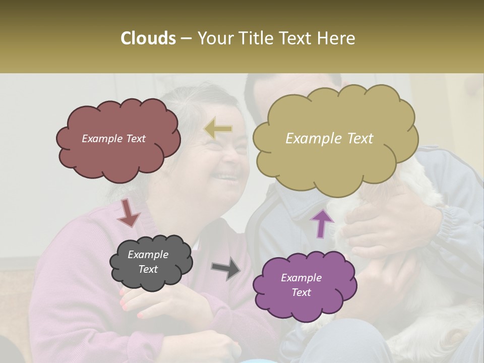 Coastal Elderly Portrait PowerPoint Template