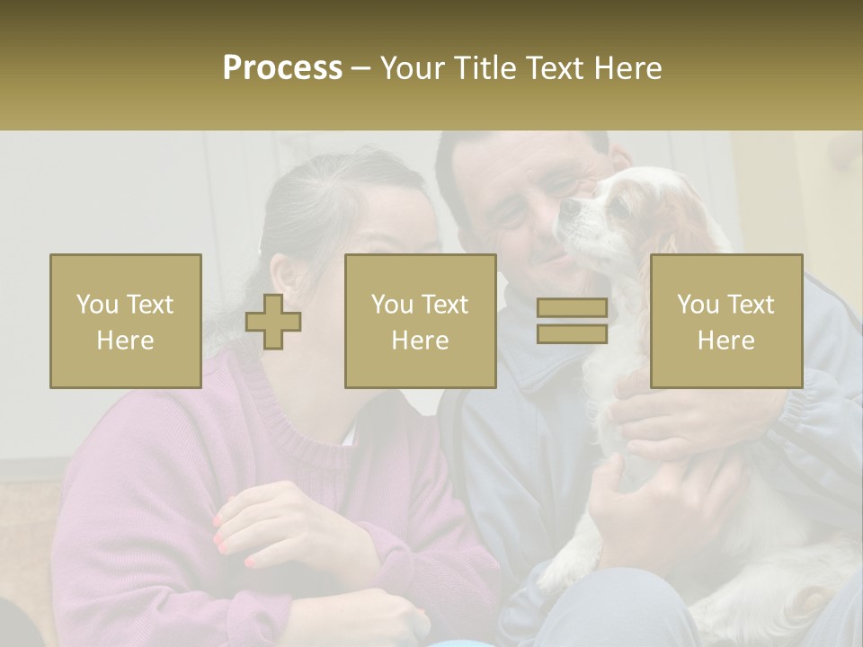 Coastal Elderly Portrait PowerPoint Template