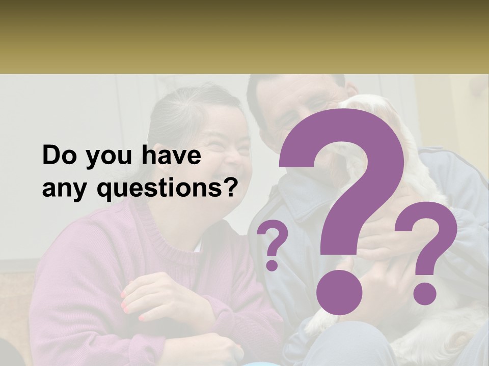 Coastal Elderly Portrait PowerPoint Template