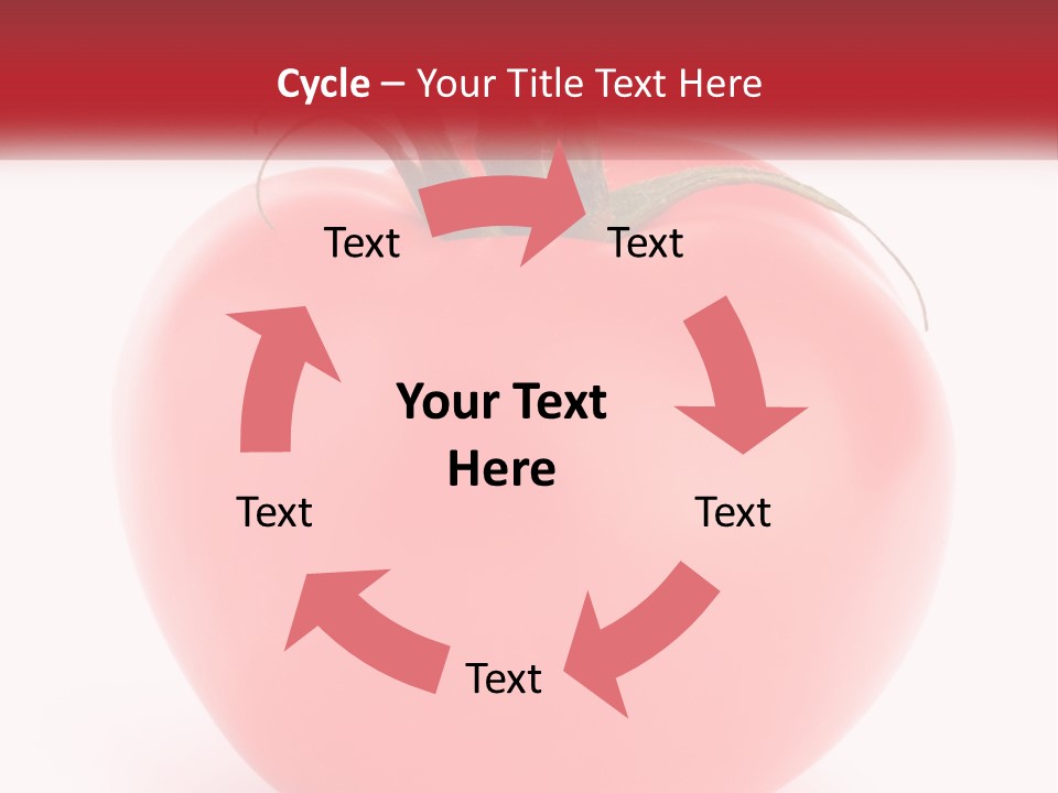 Woman Sunrise Single PowerPoint Template