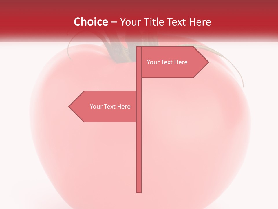 Woman Sunrise Single PowerPoint Template