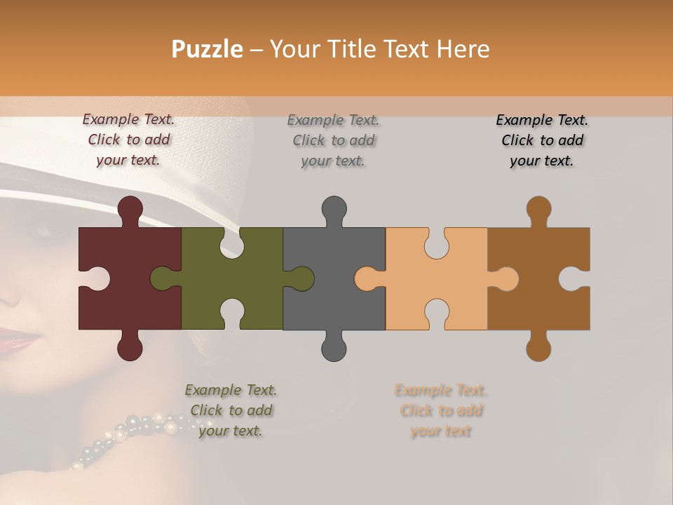 White Older Sunrise PowerPoint Template