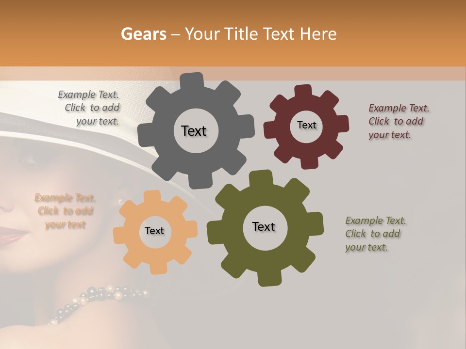 White Older Sunrise PowerPoint Template