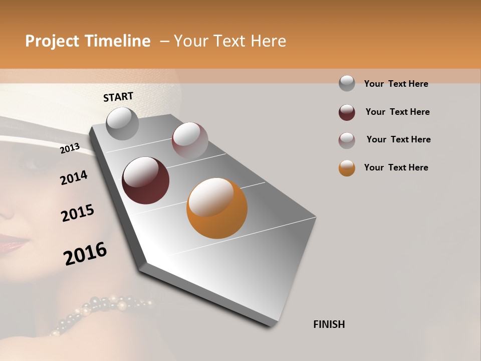 White Older Sunrise PowerPoint Template