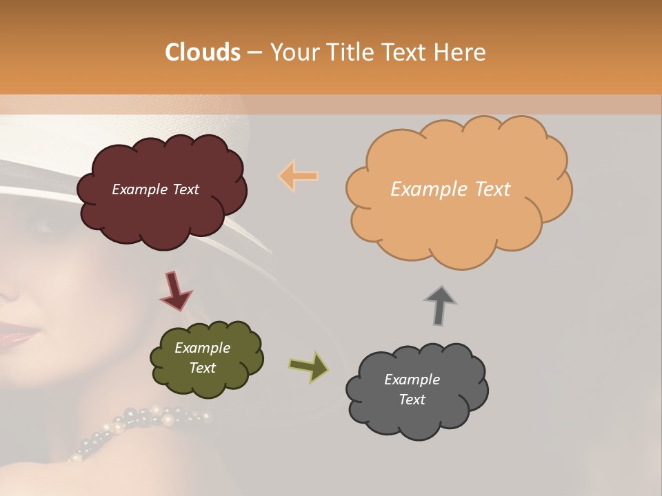 White Older Sunrise PowerPoint Template