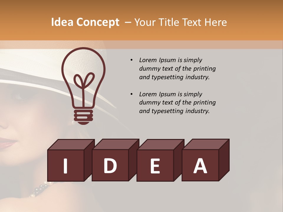 White Older Sunrise PowerPoint Template