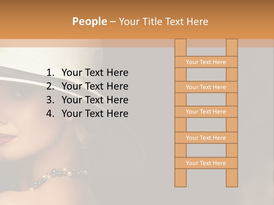 White Older Sunrise PowerPoint Template